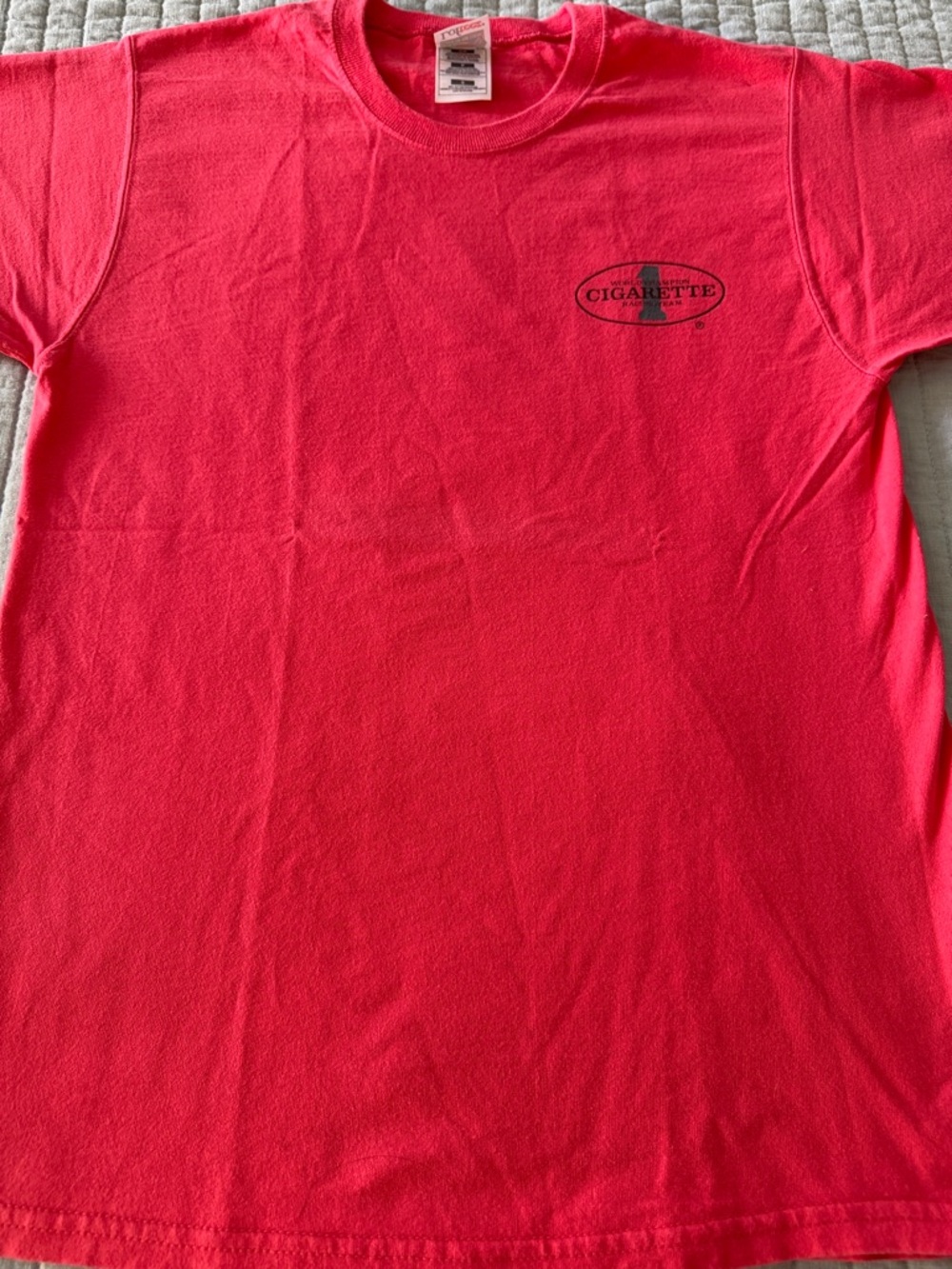 Champion Men's Crew Neck T-Shirt in Bright Pink